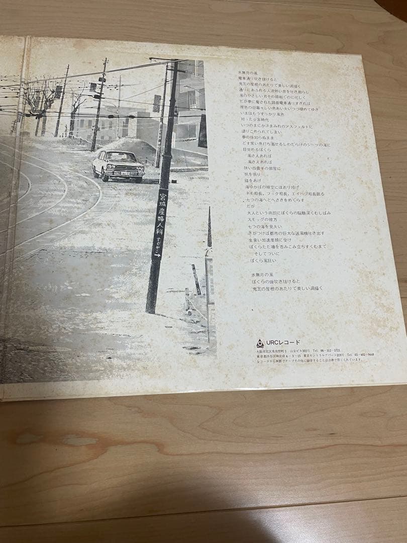 はっぴいえんど 風街ろまん オリジナル URG-4009 LP レコード