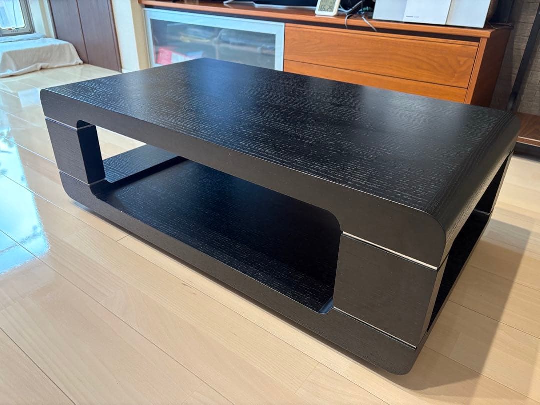 アルモニア　ブラック　木製センターテーブル