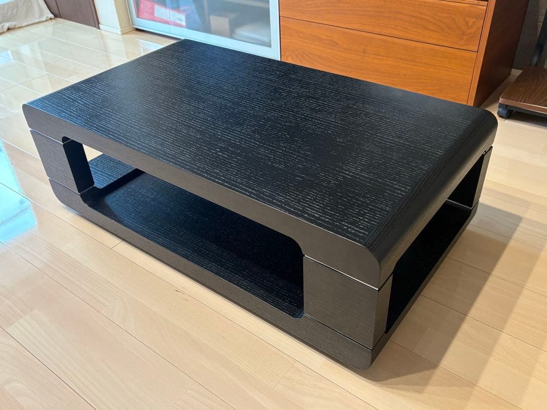 アルモニア　ブラック　木製センターテーブル