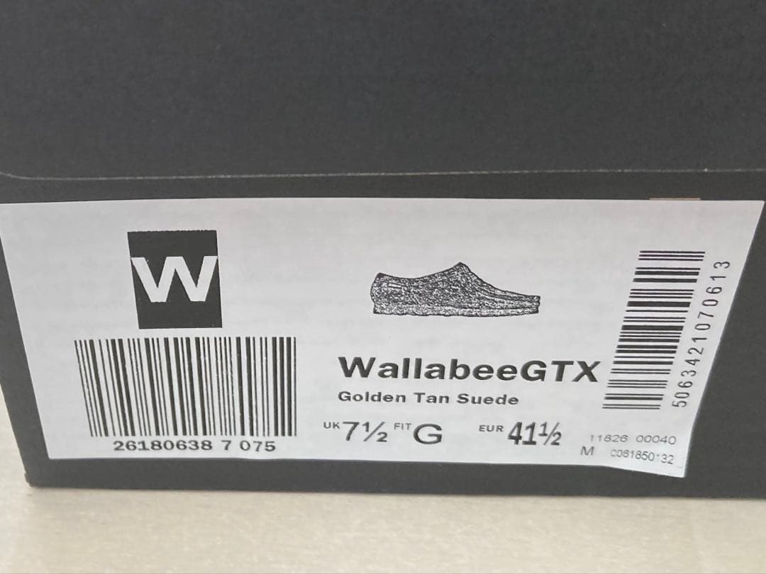 Clarks ワラビー　Wallabee GTX/ ゴアテックス　クラークス