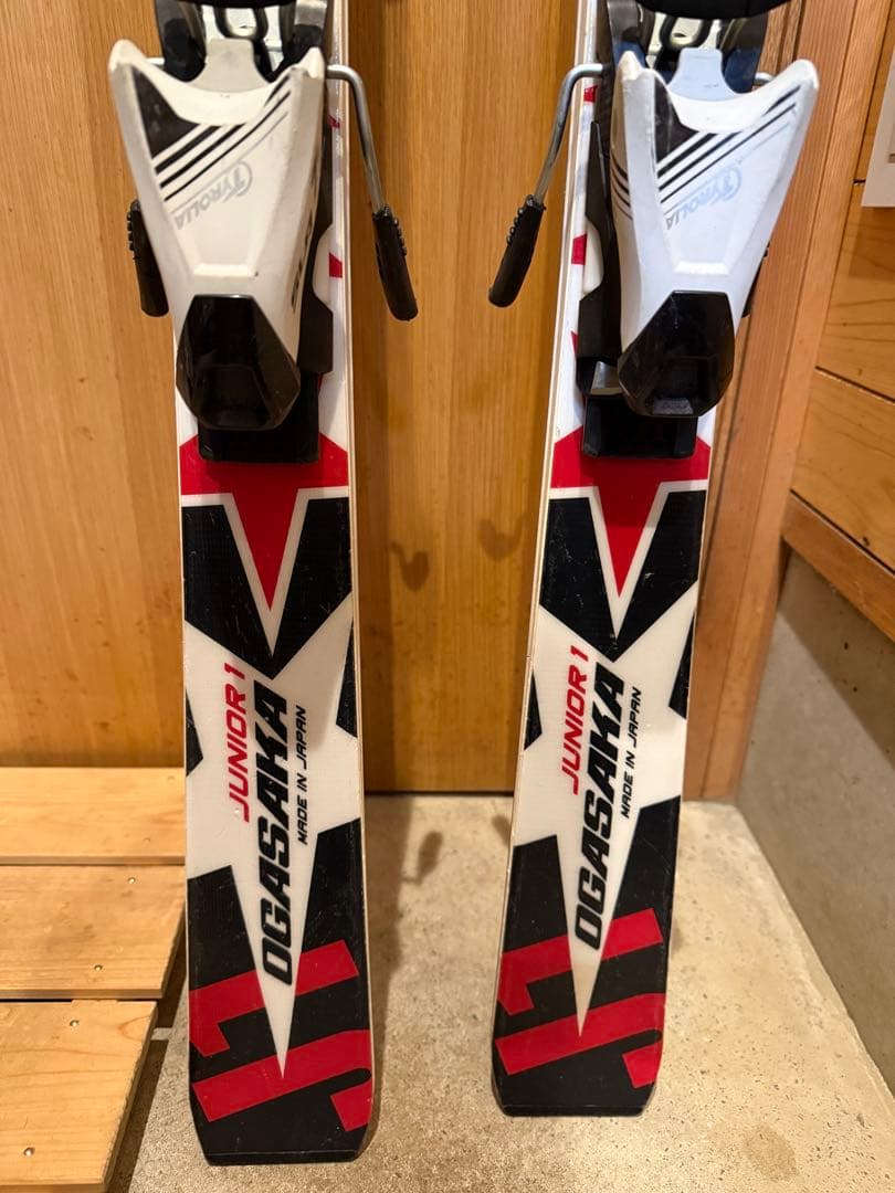OGASAKA NEO FLEX EDGE JUNIOR 1 スキー+ストック