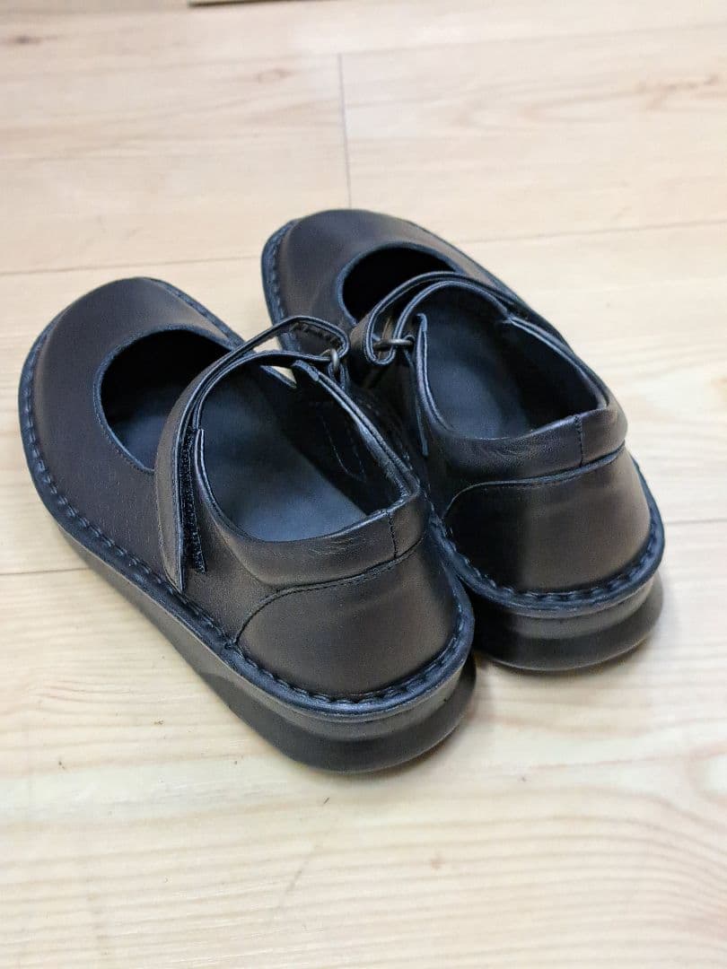 セール◆A-OK◆ベルクロコンフォートシューズ　クロ　22cm