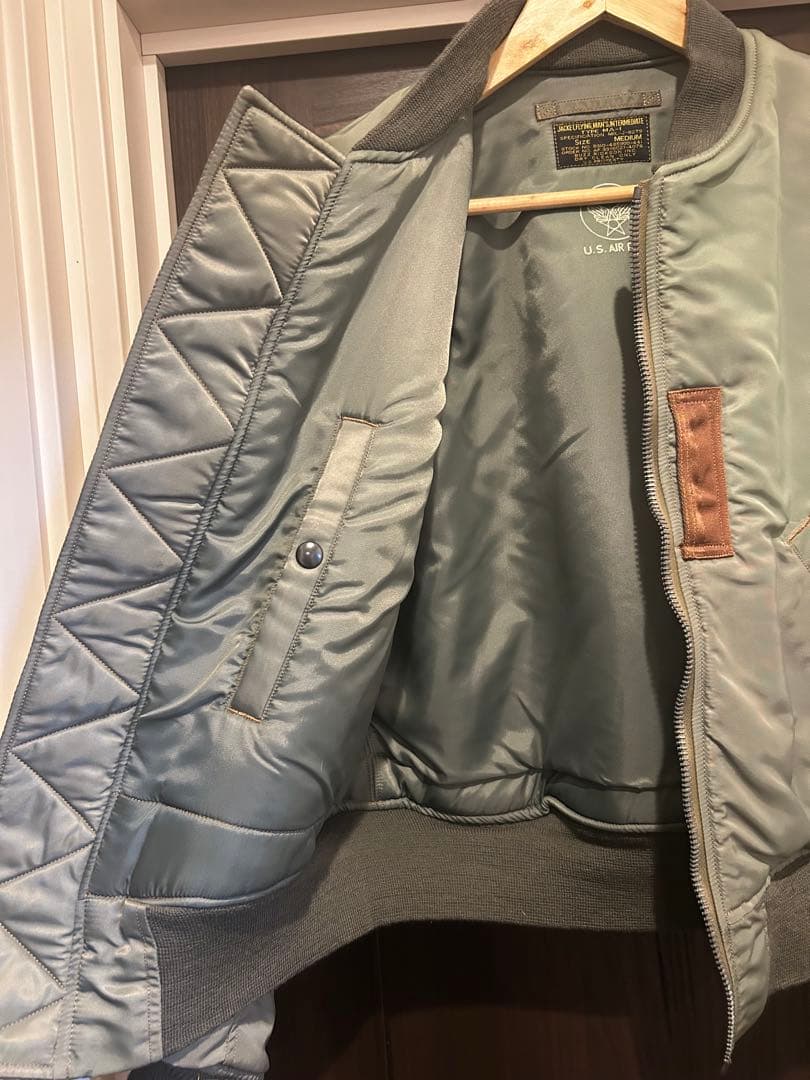 90s M品番　デッドストック　バズリクソンズ　MA-1 初期モデル