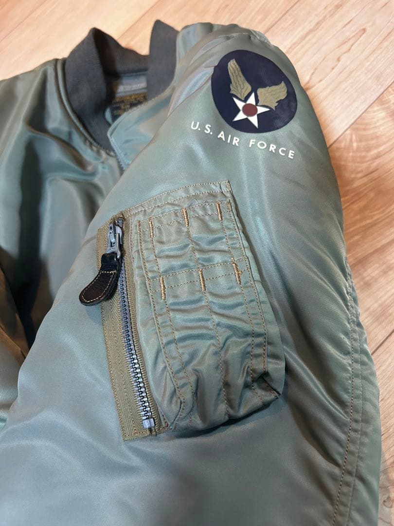 90s M品番　デッドストック　バズリクソンズ　MA-1 初期モデル