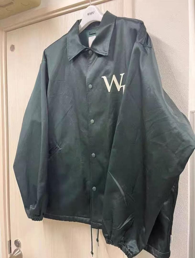 美品WTAPS ダークグリーン コーチジャケット L