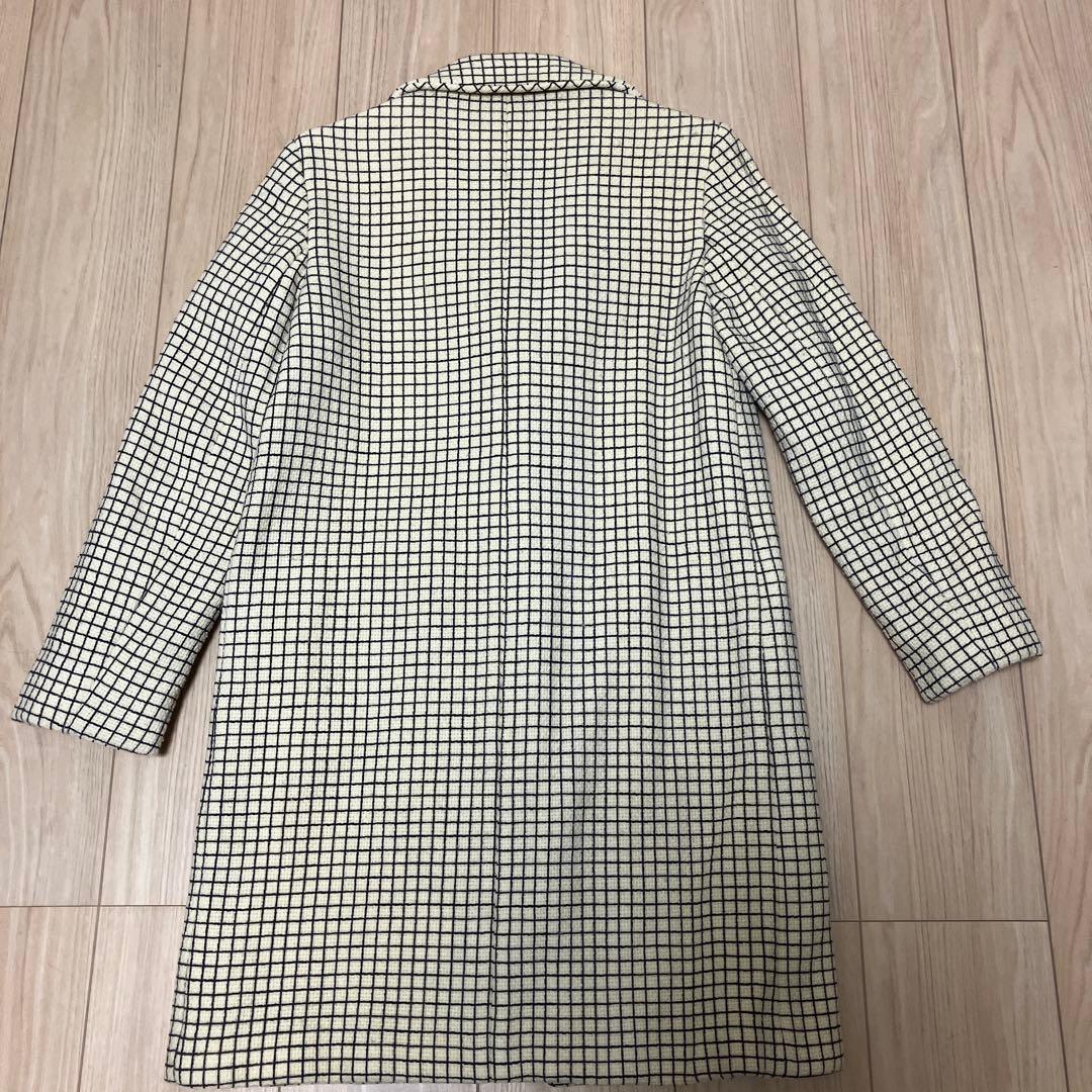 ミュウミュウ　格子柄　コート