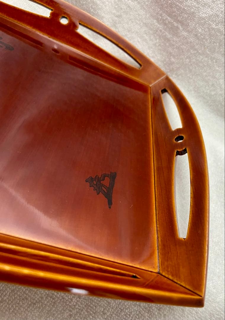 遠州流 成趣庵 壽 茶道具 四方盆 漆 飛騨春慶【匿名配送】