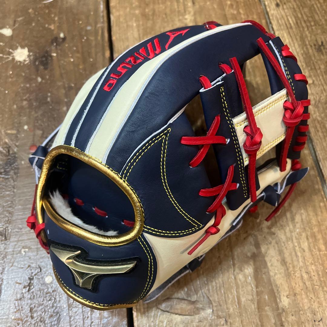 軟式用グローブ【グローバルエリート】勝色コレクション【内野手用／サイズ9】