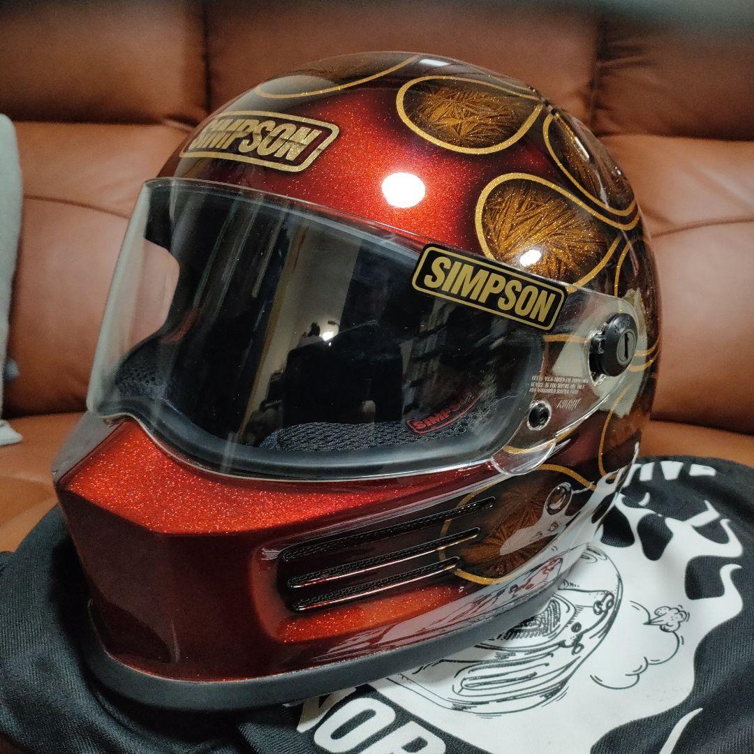 45　シンプソン　ヘルメット　バンディットプロ　カスタム