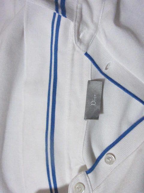 【特価】Dior HOMME/ディオールオム：Bee刺繍ポロシャツ・サイズM