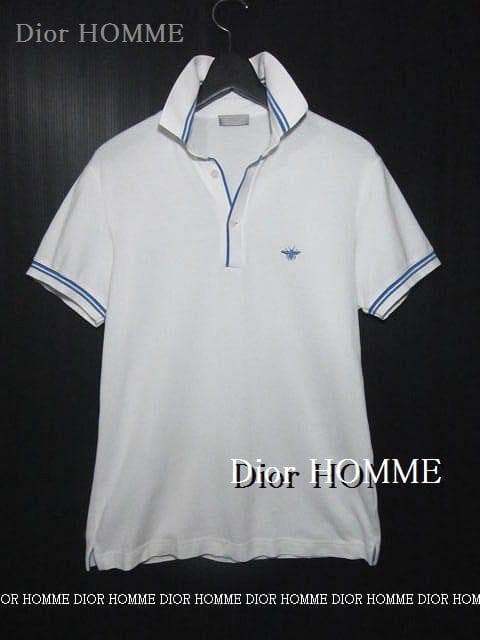 【特価】Dior HOMME/ディオールオム：Bee刺繍ポロシャツ・サイズM