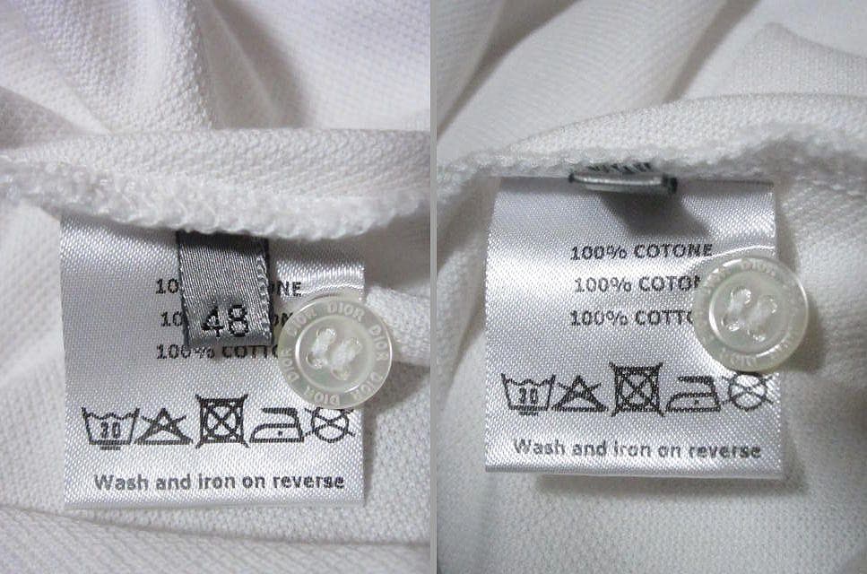 【特価】Dior HOMME/ディオールオム：Bee刺繍ポロシャツ・サイズM