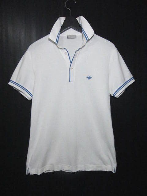 【特価】Dior HOMME/ディオールオム：Bee刺繍ポロシャツ・サイズM