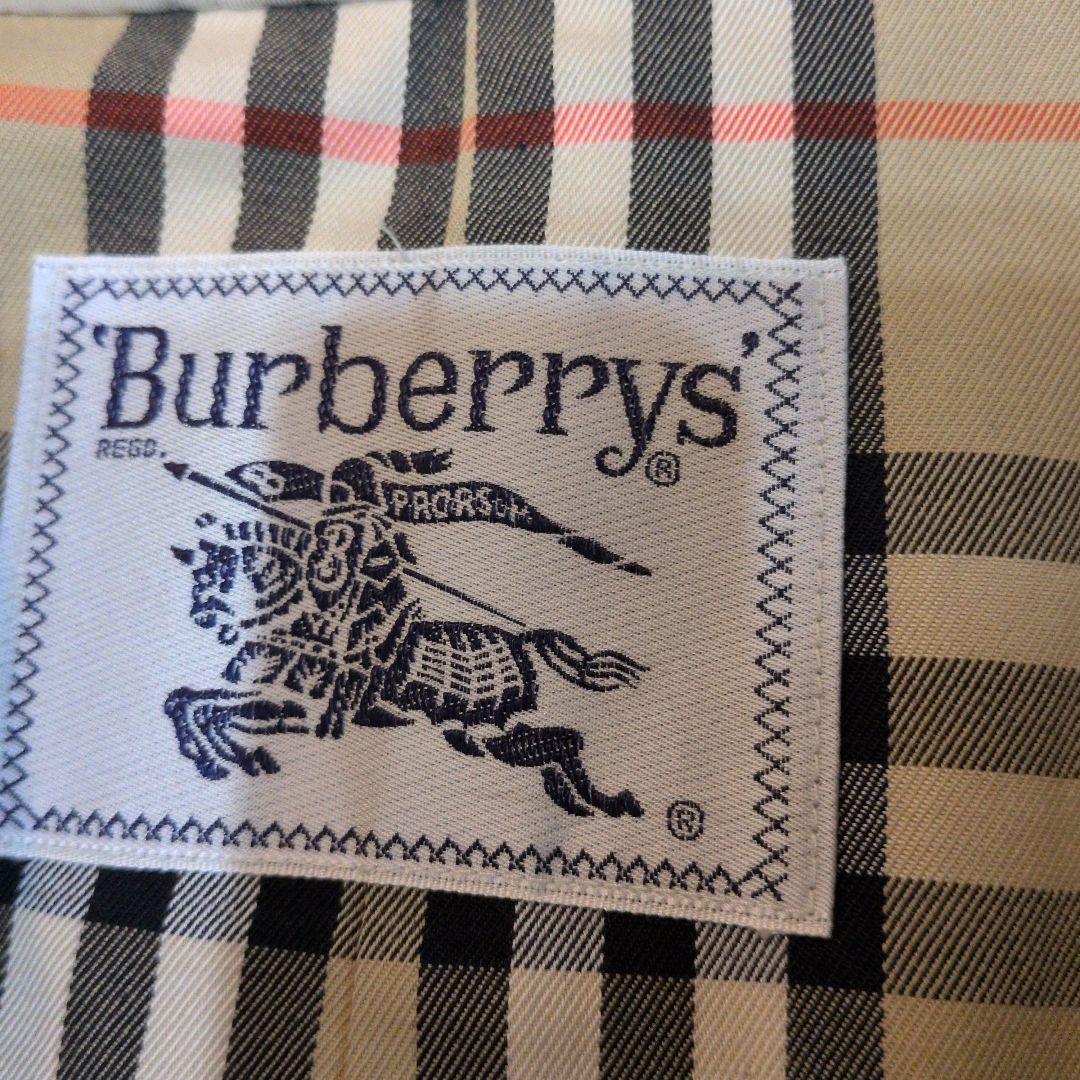 バーバリー　トレンチコート　ダブル　ノバチェック　ベージュ　レディースM.L相当