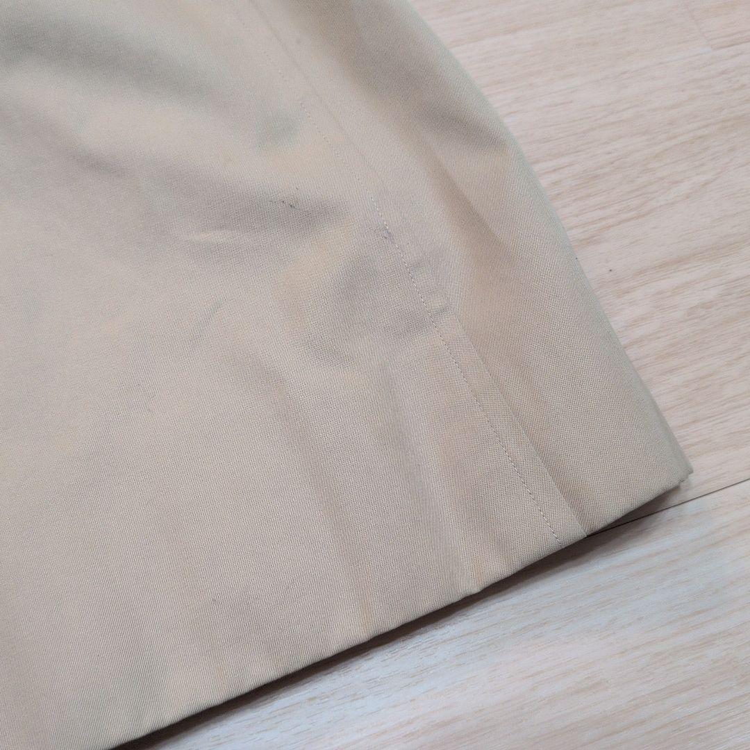 バーバリー　トレンチコート　ダブル　ノバチェック　ベージュ　レディースM.L相当