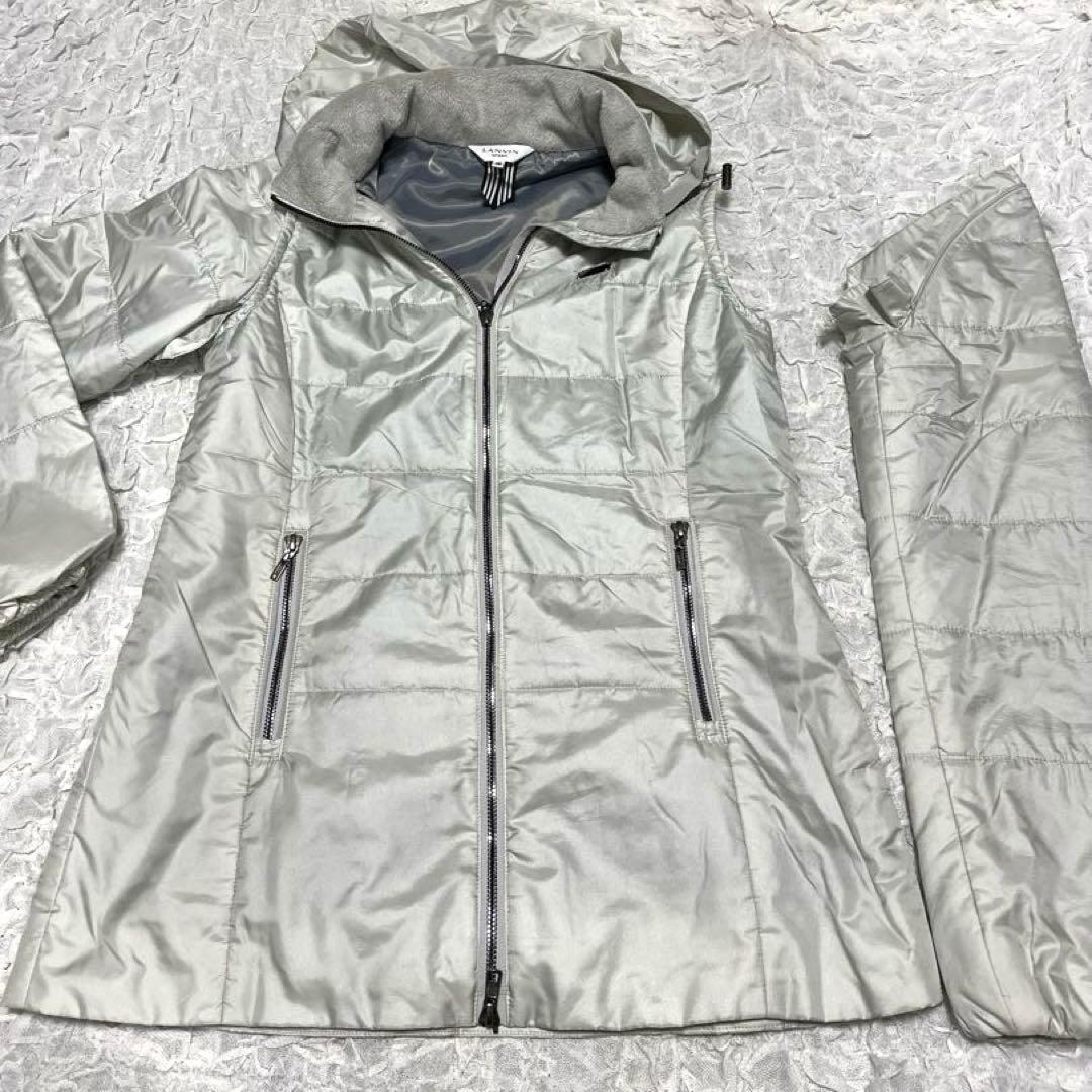 【美品】ランバンスポール　中綿ブルゾン38レディースM相当　2way