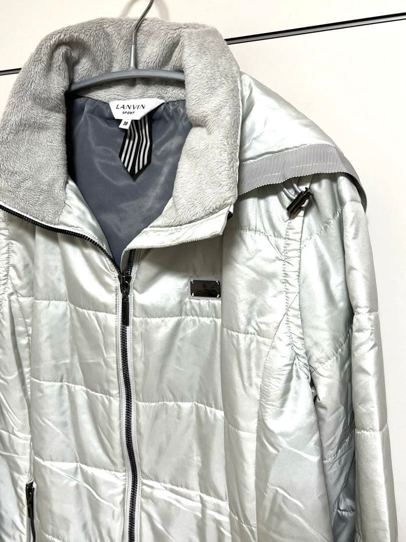 【美品】ランバンスポール　中綿ブルゾン38レディースM相当　2way