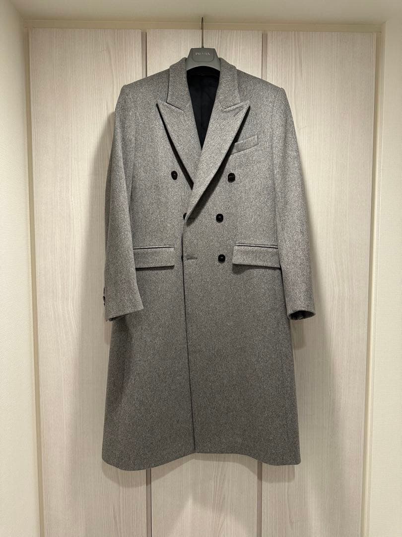 earnest w baker チェスターコート ダブル グレー 46