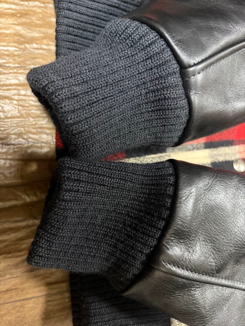 美品 schott ショット スタジャン レザー leather jacket