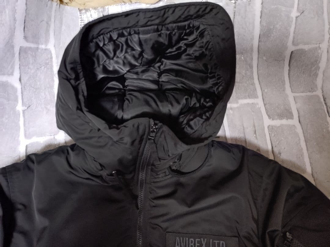 極美品【XLサイズ】AVIREX【N-2B】人気ブラック【アヴィレックス】