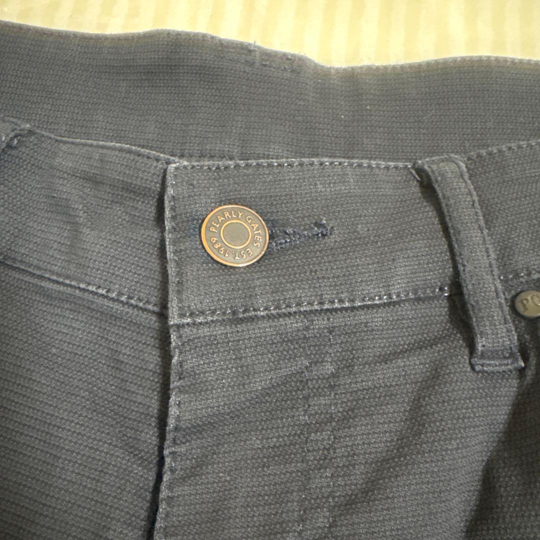 PEARY GATES パンツ ズボン 黒よりのネイビー パーリーゲイツ