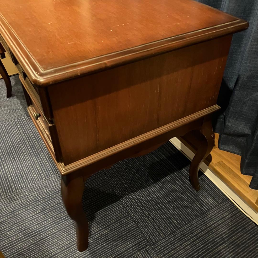 A2C17■東海家具 猫脚 両袖デスク KENT ケント アンティーク机