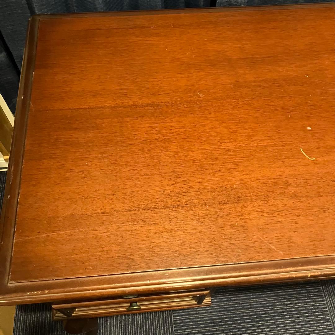 A2C17■東海家具 猫脚 両袖デスク KENT ケント アンティーク机