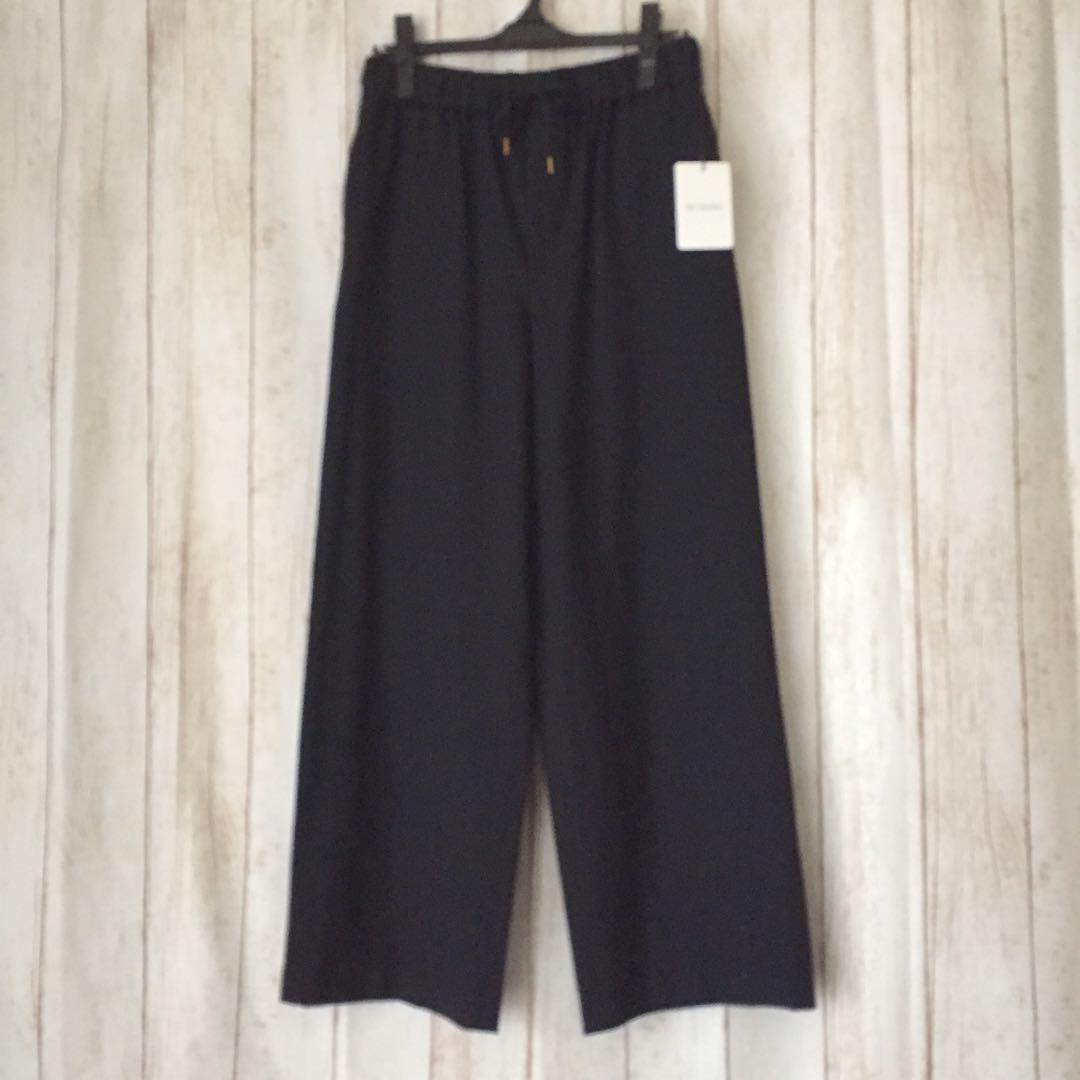 《未使用》ma couleur黒パンツ