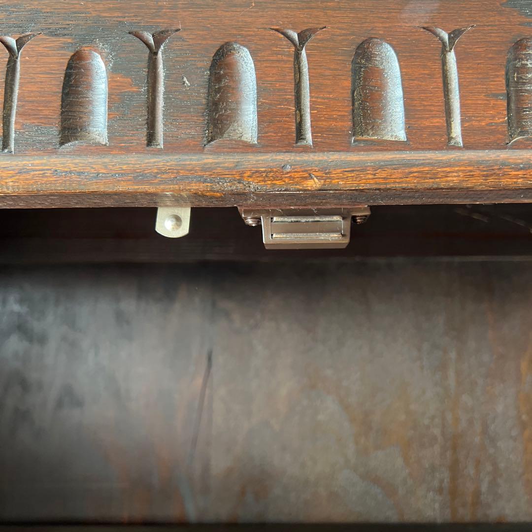 イギリスアンティーク　ディスプレイキャビネット　ブックケース