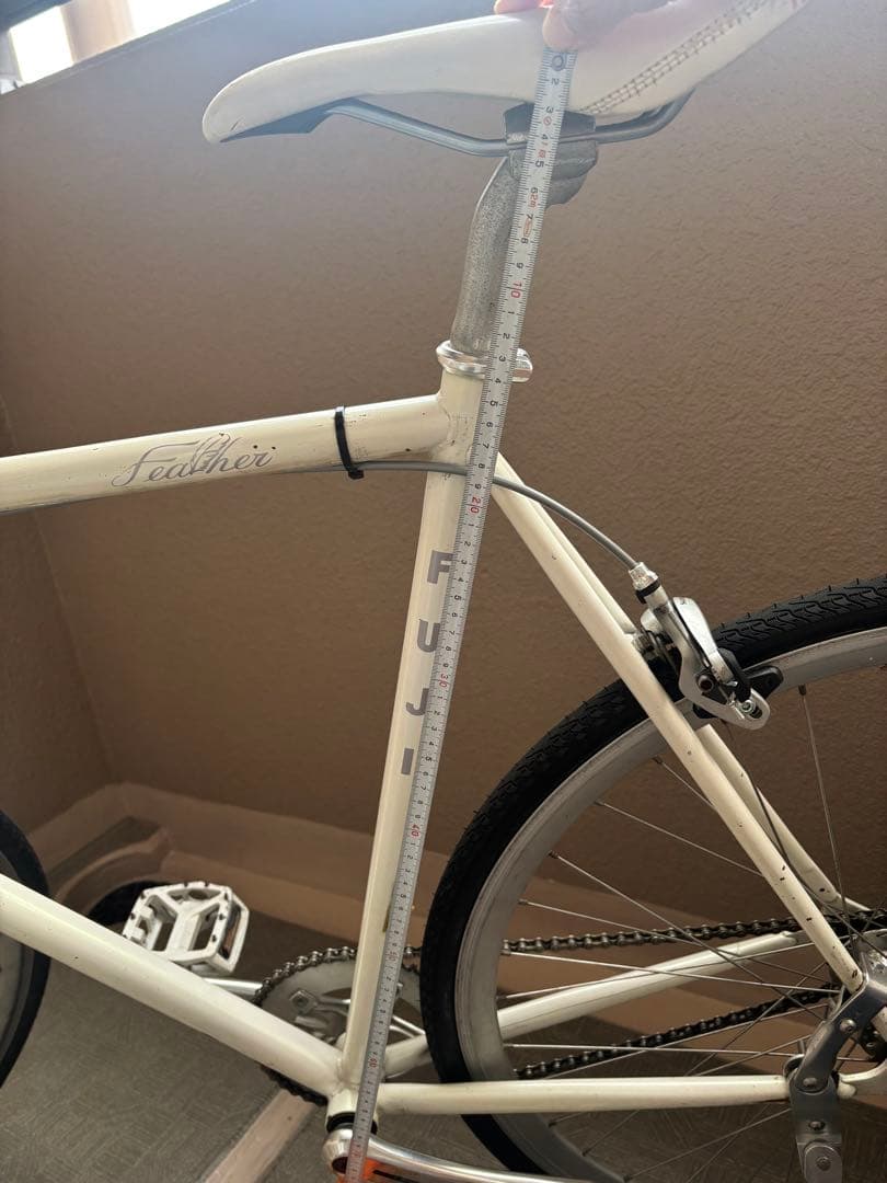 [名古屋市内近郊お引き取り限定]FUJI Feather ロードバイク ホワイト