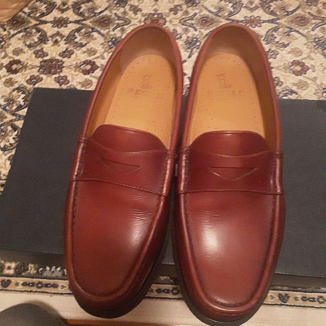 REGAL ダークブラウン レザー ローファー26.5cm