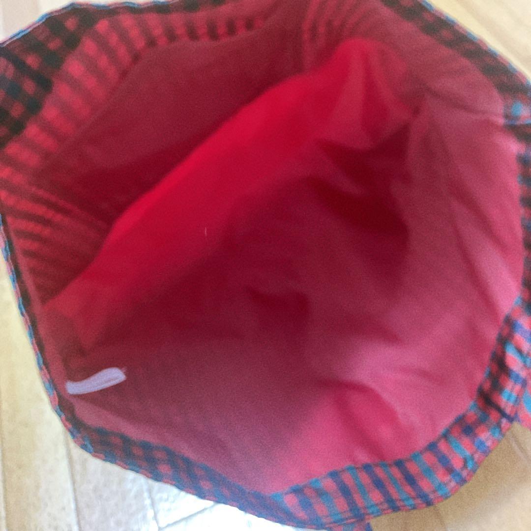 ファミリア　レッスンバッグ　赤