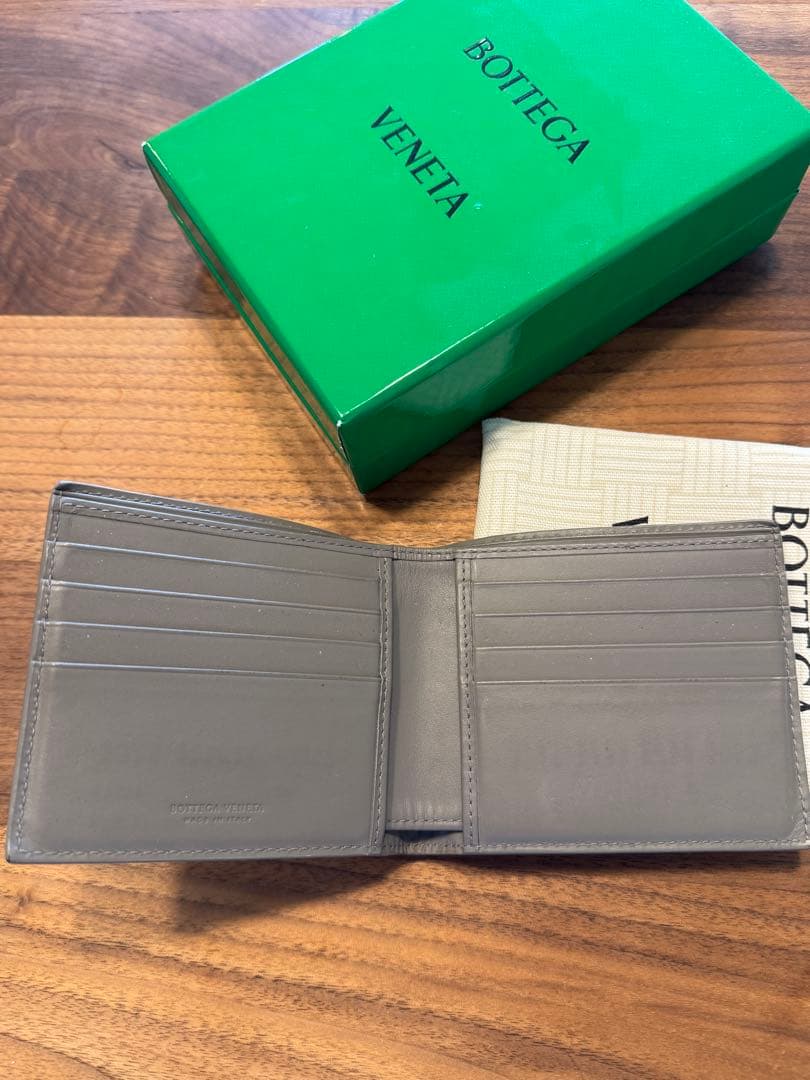 【Masa】Bottega Veneta 二つ折り財布 グレー