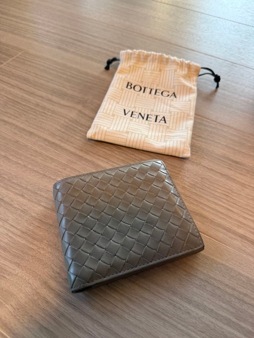 【Masa】Bottega Veneta 二つ折り財布 グレー