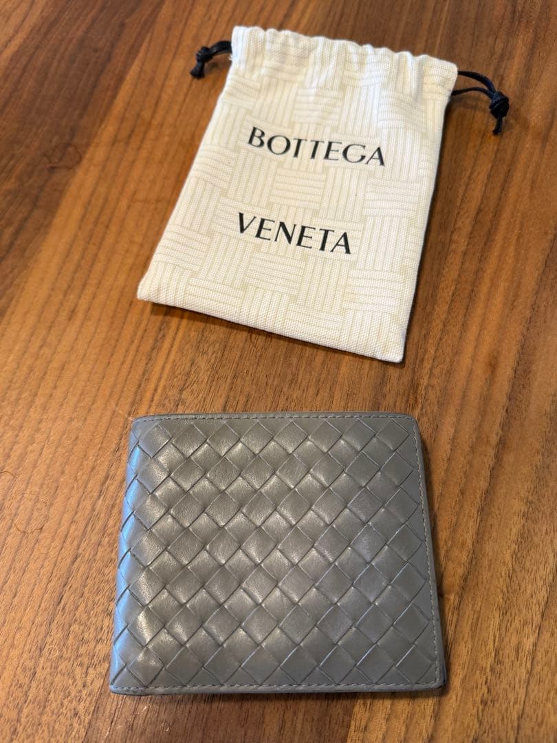 【Masa】Bottega Veneta 二つ折り財布 グレー