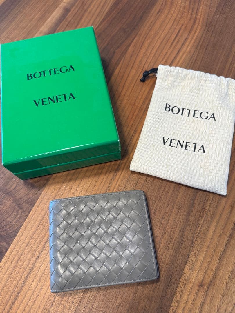 【Masa】Bottega Veneta 二つ折り財布 グレー