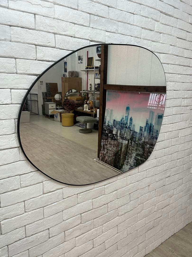 【東京都内23区配送無料】zara 鏡 ミラー 壁掛け 110x80cm 大