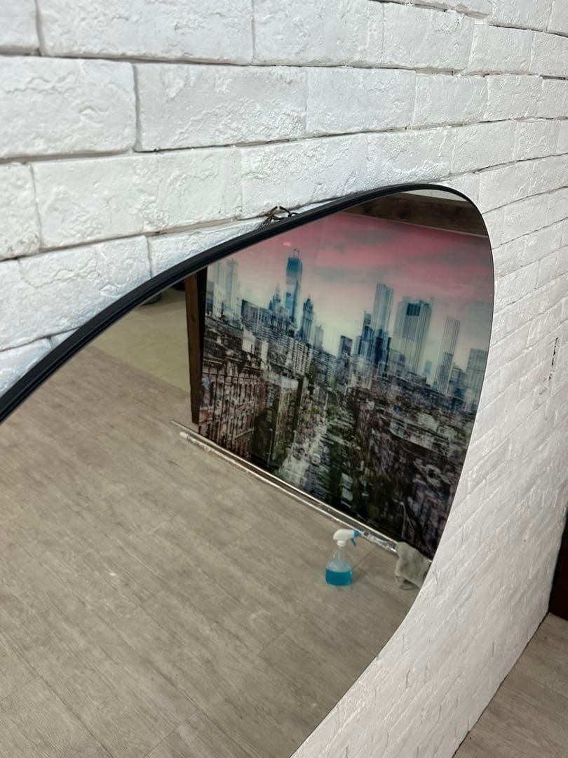 【東京都内23区配送無料】zara 鏡 ミラー 壁掛け 110x80cm 大