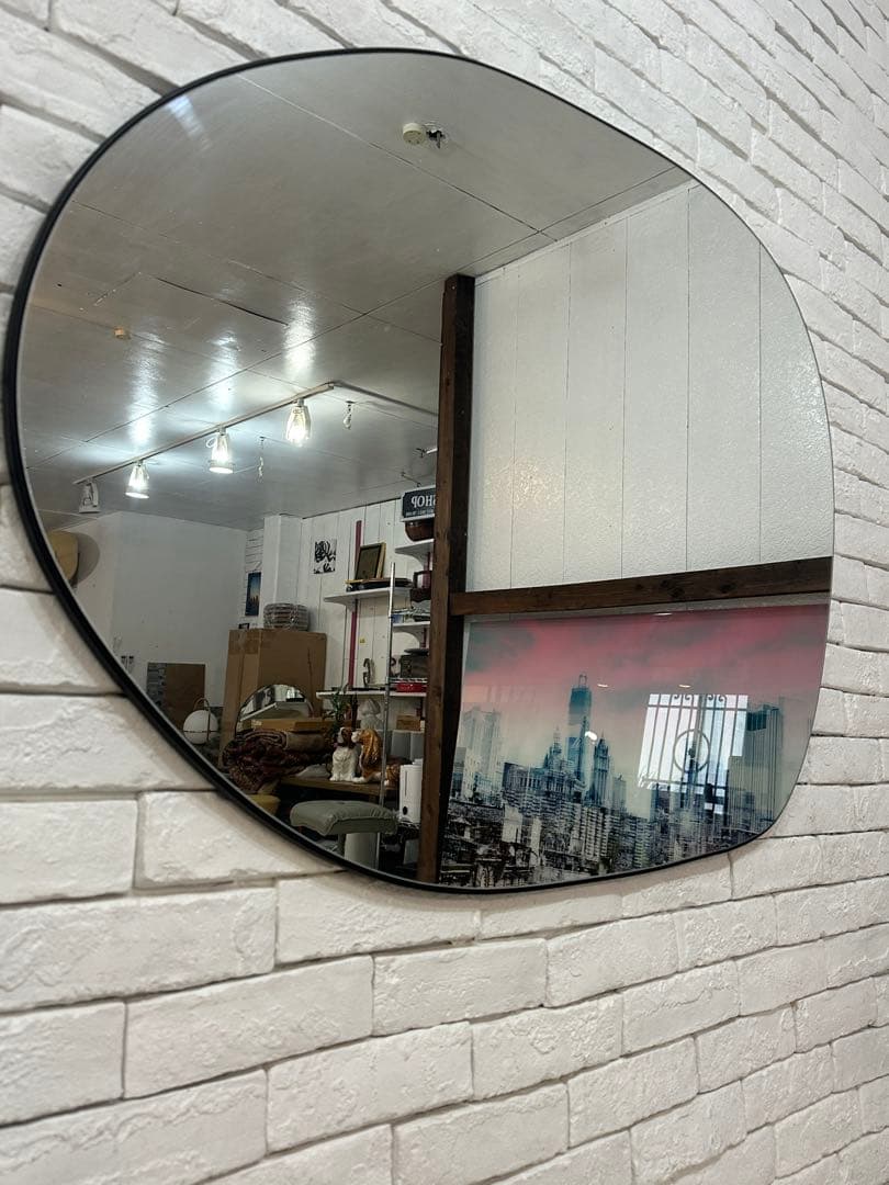 【東京都内23区配送無料】zara 鏡 ミラー 壁掛け 110x80cm 大