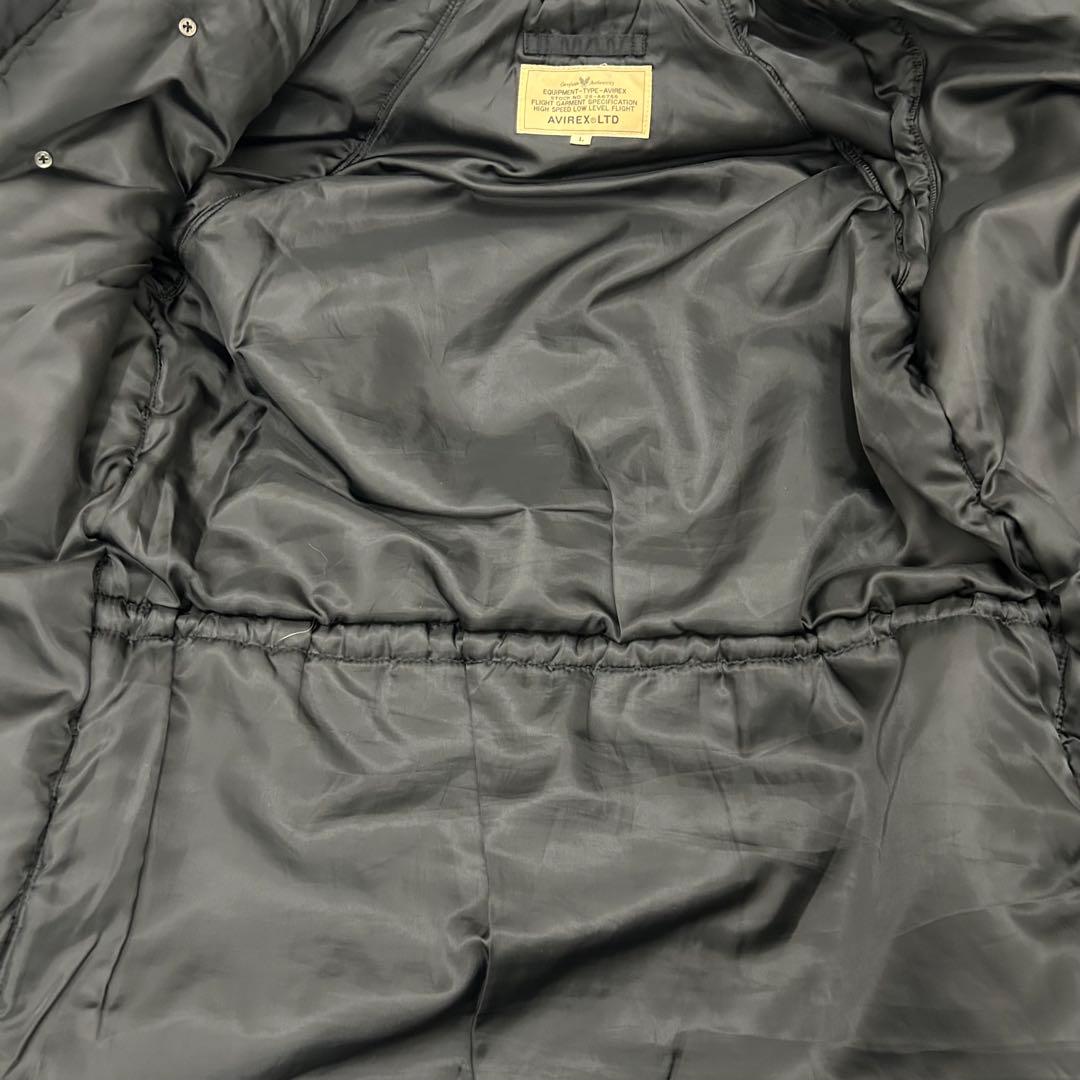 【AVIREX 】N-3B 黒 サイズ:L アヴィレックス