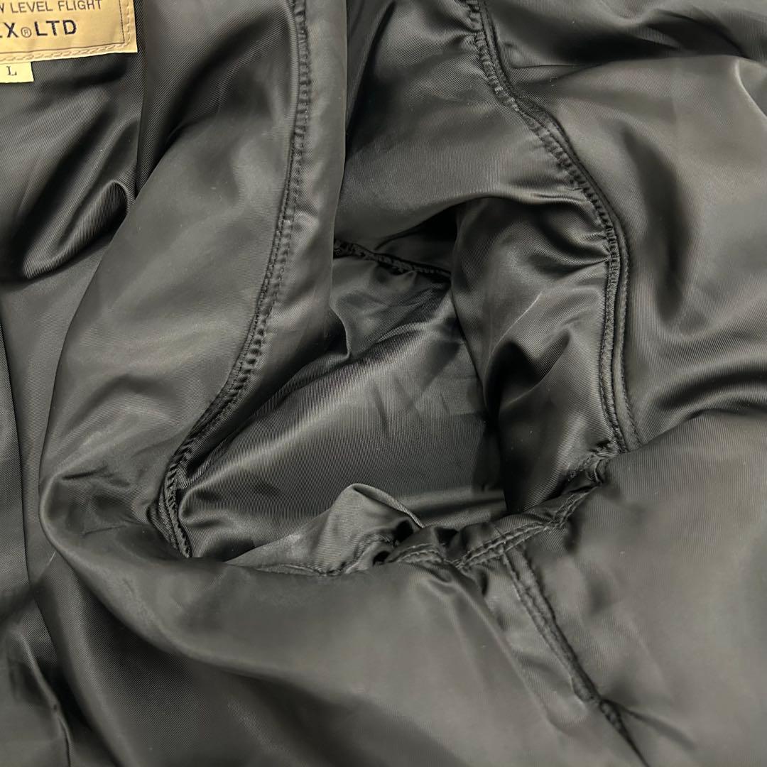 【AVIREX 】N-3B 黒 サイズ:L アヴィレックス