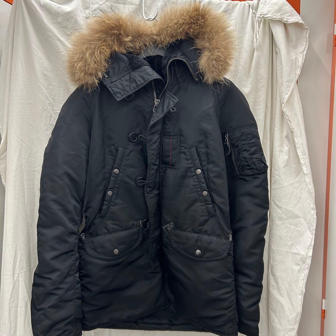 【AVIREX 】N-3B 黒 サイズ:L アヴィレックス