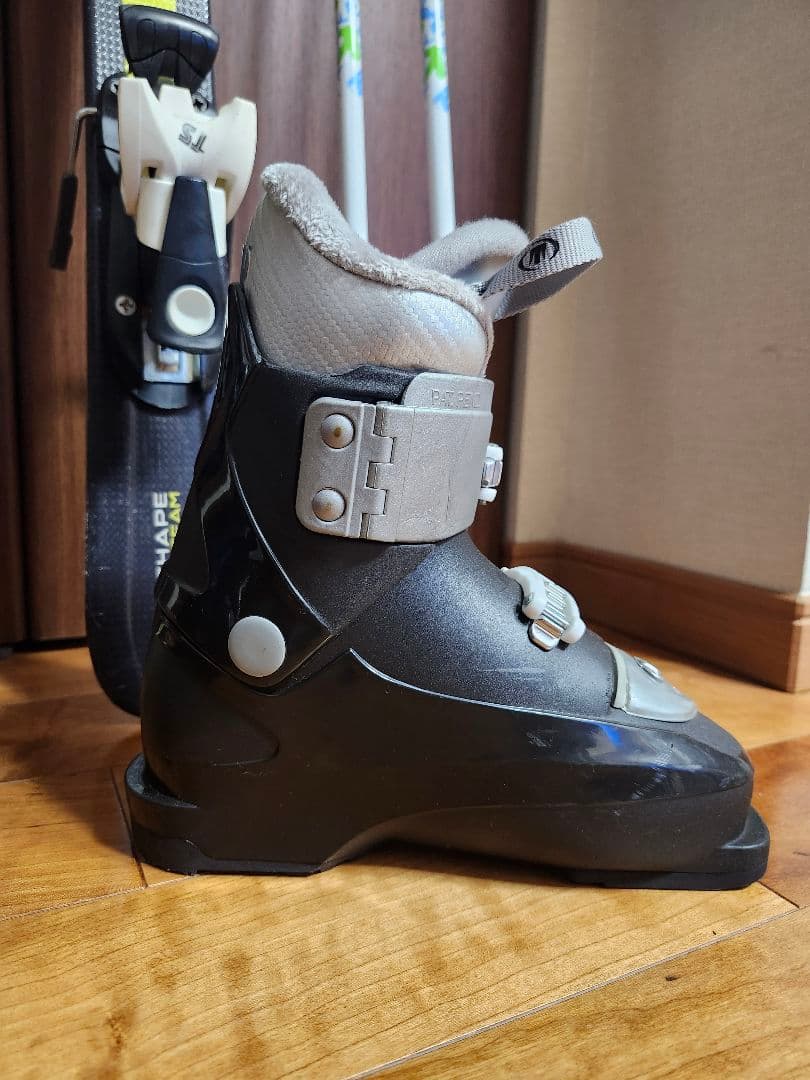 子供用スキーセット　スキー板　97cm　 ブーツ　19.5cm　ストック80cm