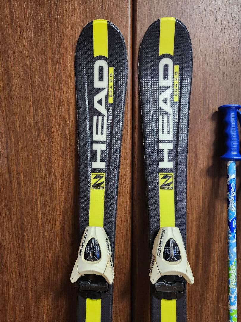 子供用スキーセット　スキー板　97cm　 ブーツ　19.5cm　ストック80cm