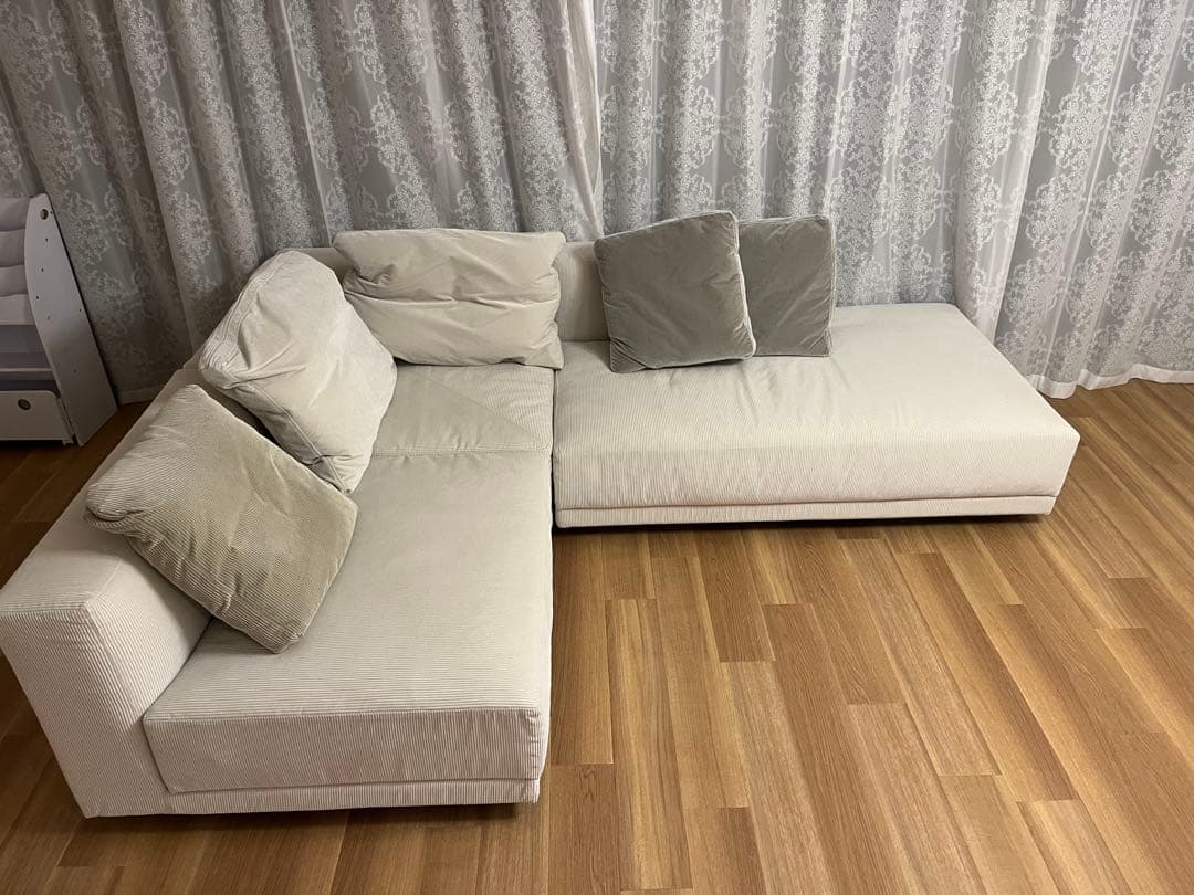 アクタス アイラーセン リグ コーナーソファ クッション付き