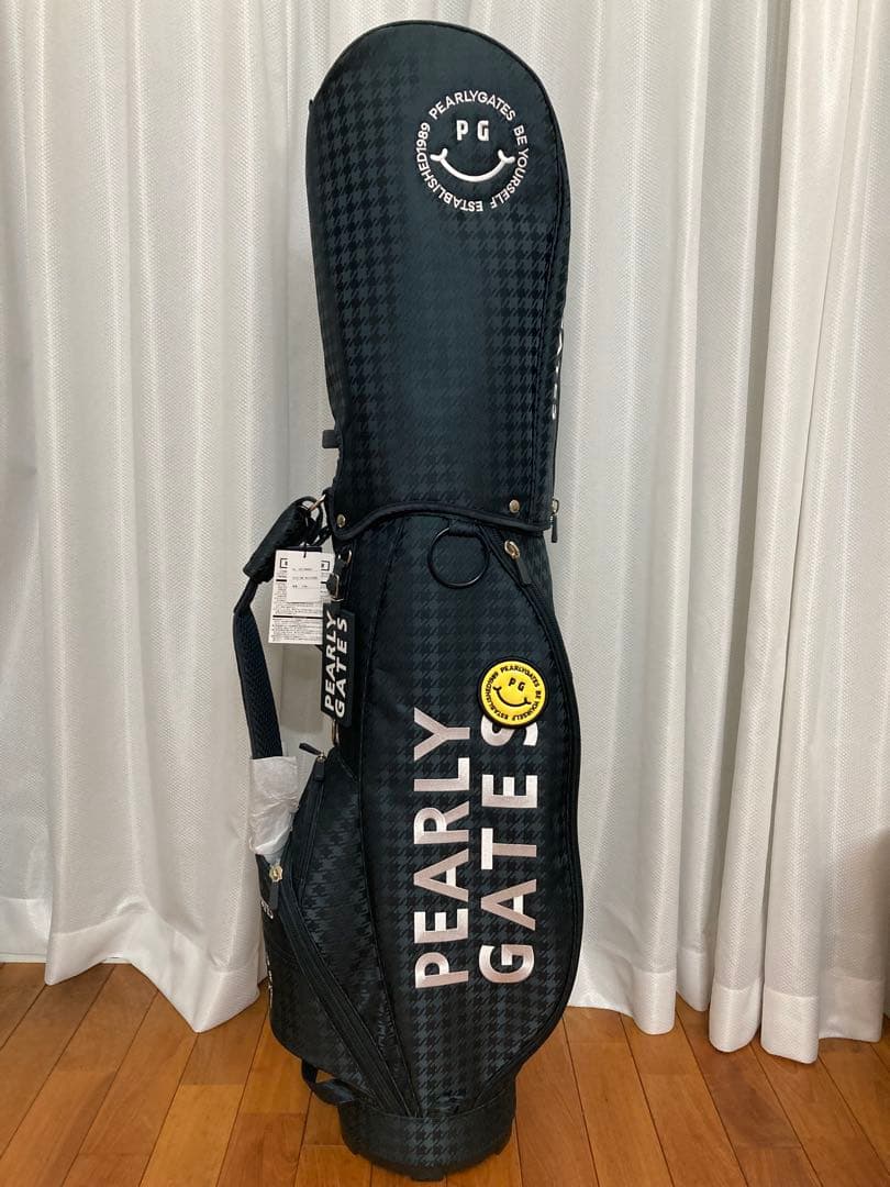 PEARLY GATES チェック柄キャディバッグ