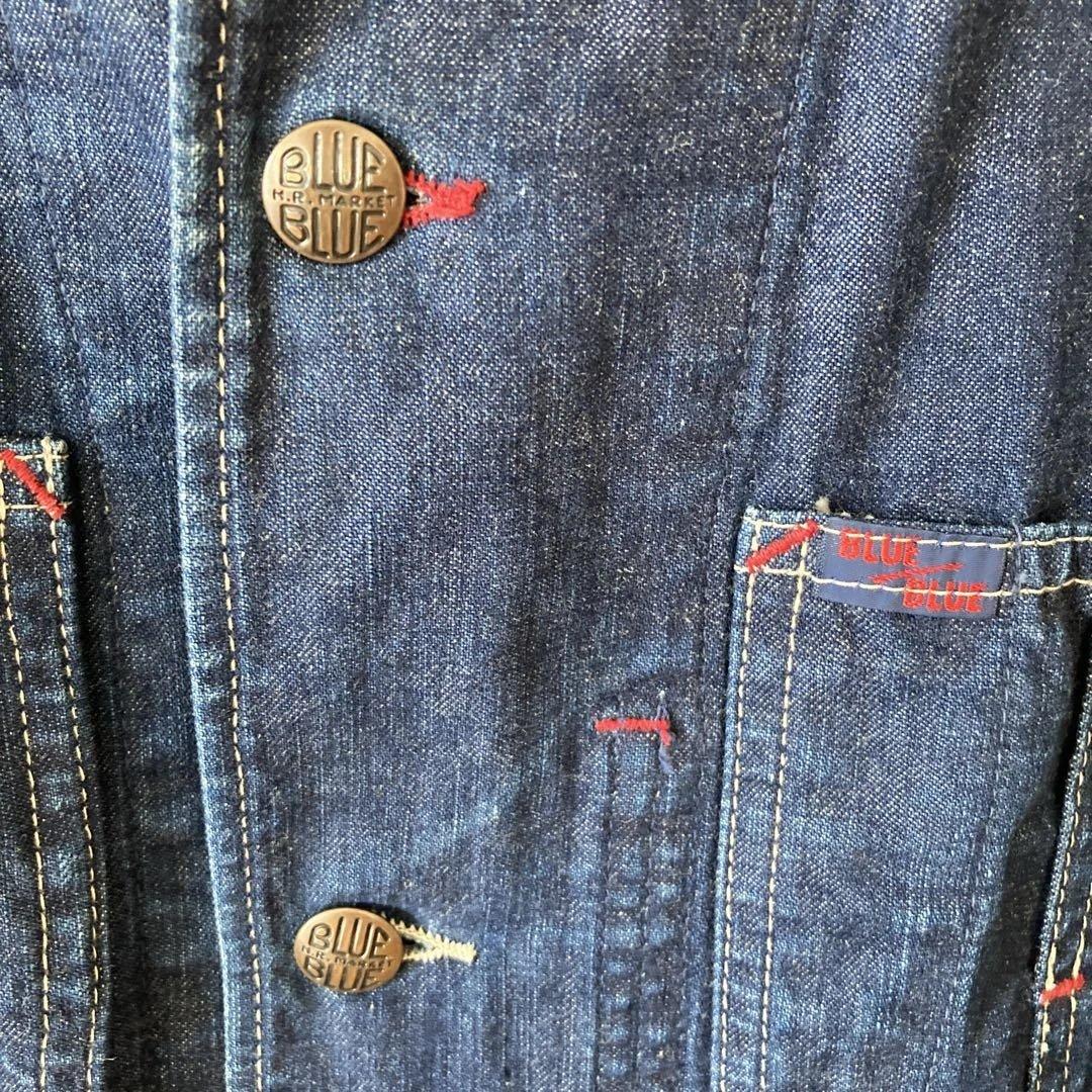 BLUE BLUE ブルーブルーインディゴ デニム カバーオール ワーク