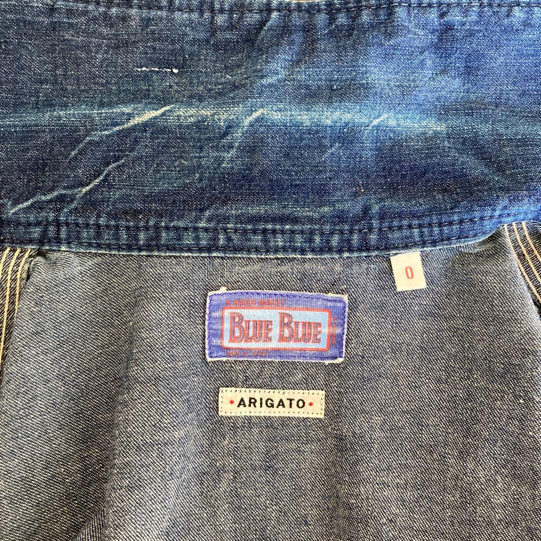 BLUE BLUE ブルーブルーインディゴ デニム カバーオール ワーク