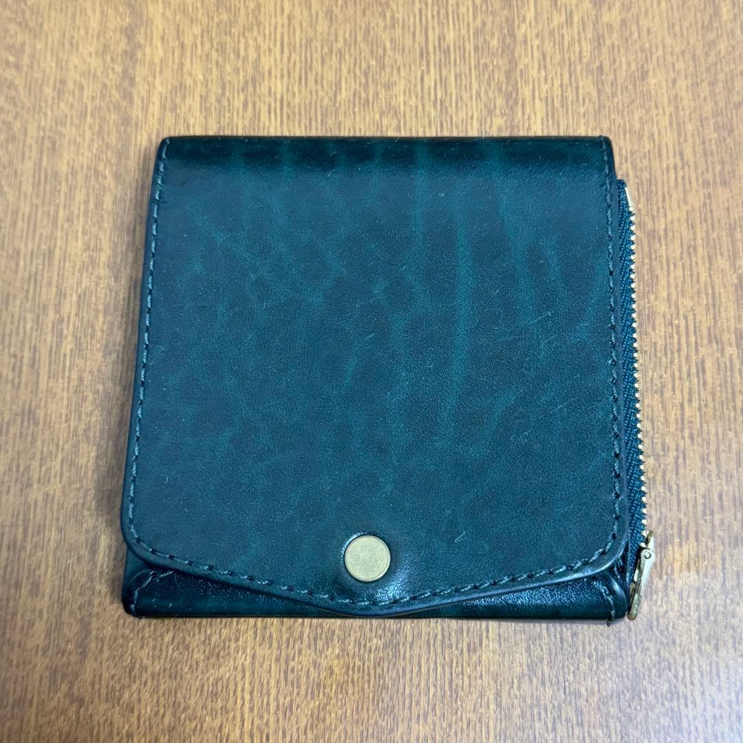 5周年特別仕様]小さく薄い財布SAKU ver.3 Plus Rugato 緑