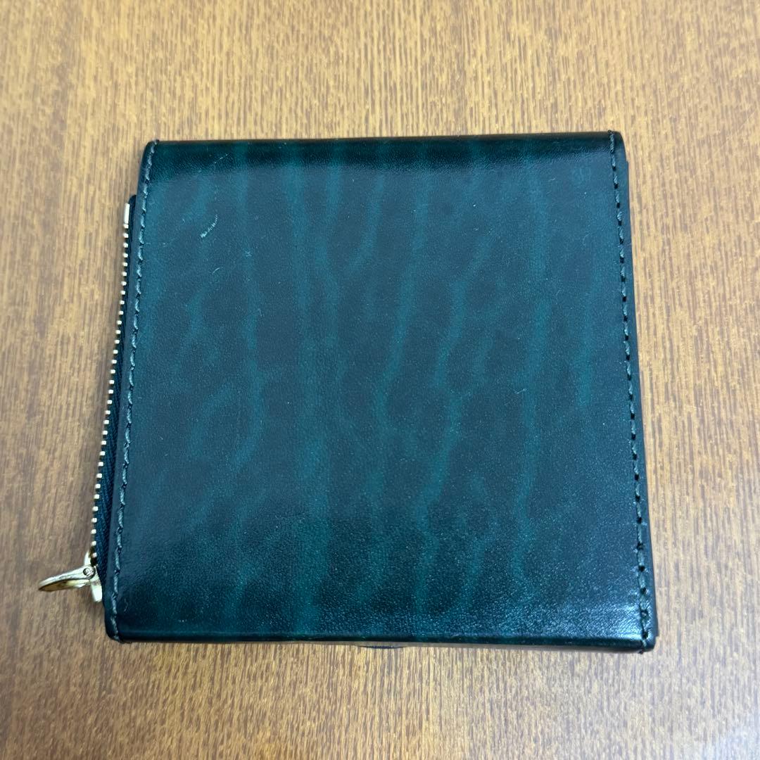 5周年特別仕様]小さく薄い財布SAKU ver.3 Plus Rugato 緑